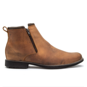 CHELSEA ZIPADA CARAMELO CUERO HIDROFUGADO