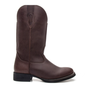 TEXANA COUNTRY CAFÉ CAÑA LARGA PICO REDONDO CUERO HIDROFUGADO