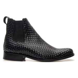 CHELSEA NEGRO CUERO TRICÊ NOBRE CON SUELA DE CUERO